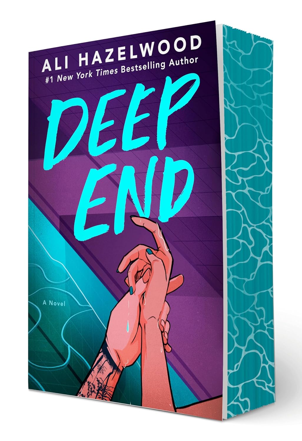 Deep End: by Ali Hazelwood - Elegant Sprayed Edges - College Romance - First Edition